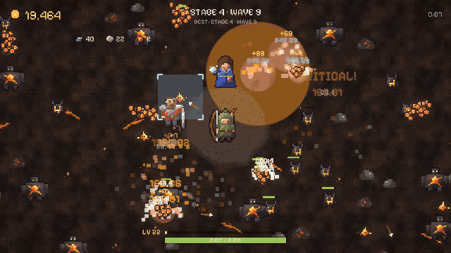 Sixty enemies on screen, and it keeps going